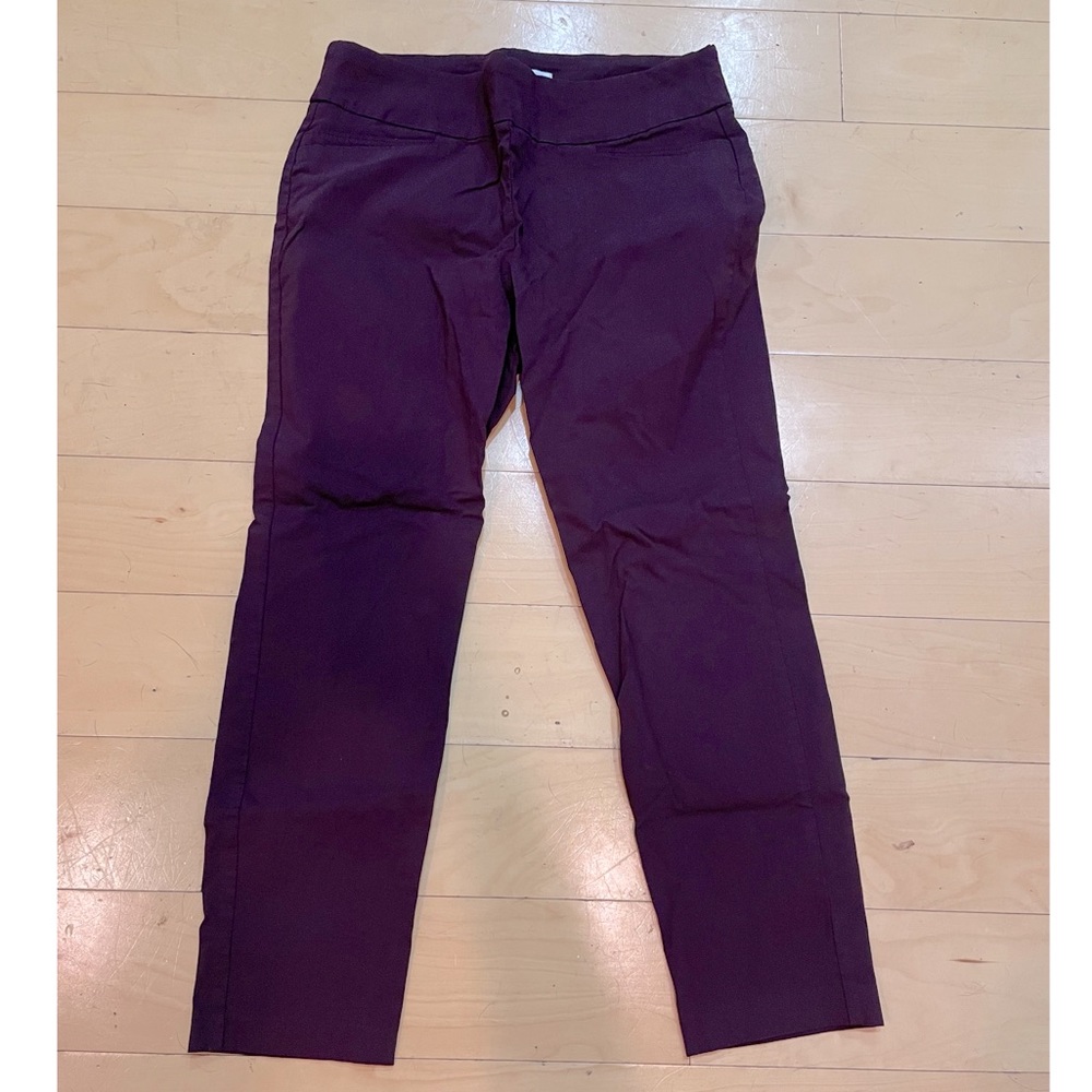 Plum-Colored Van Heusen Women’s Dress Pants Size 14
